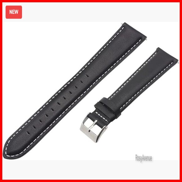 Extra Long Italian Leather Watch Strap 18mm 20mm 22mm 24mm Width main image 4